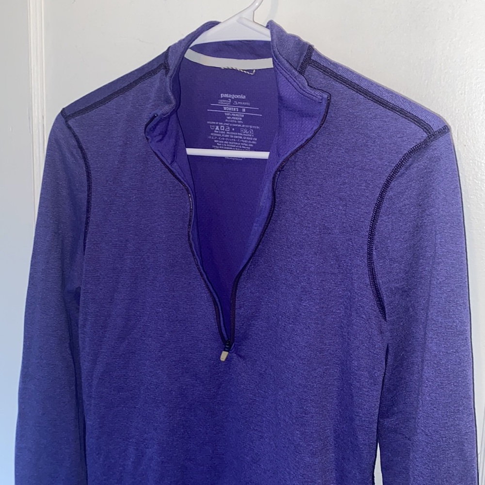 Patagonia Capilene 3 mid weight long sleeve top 1/3 zip - Picture 3 of 7